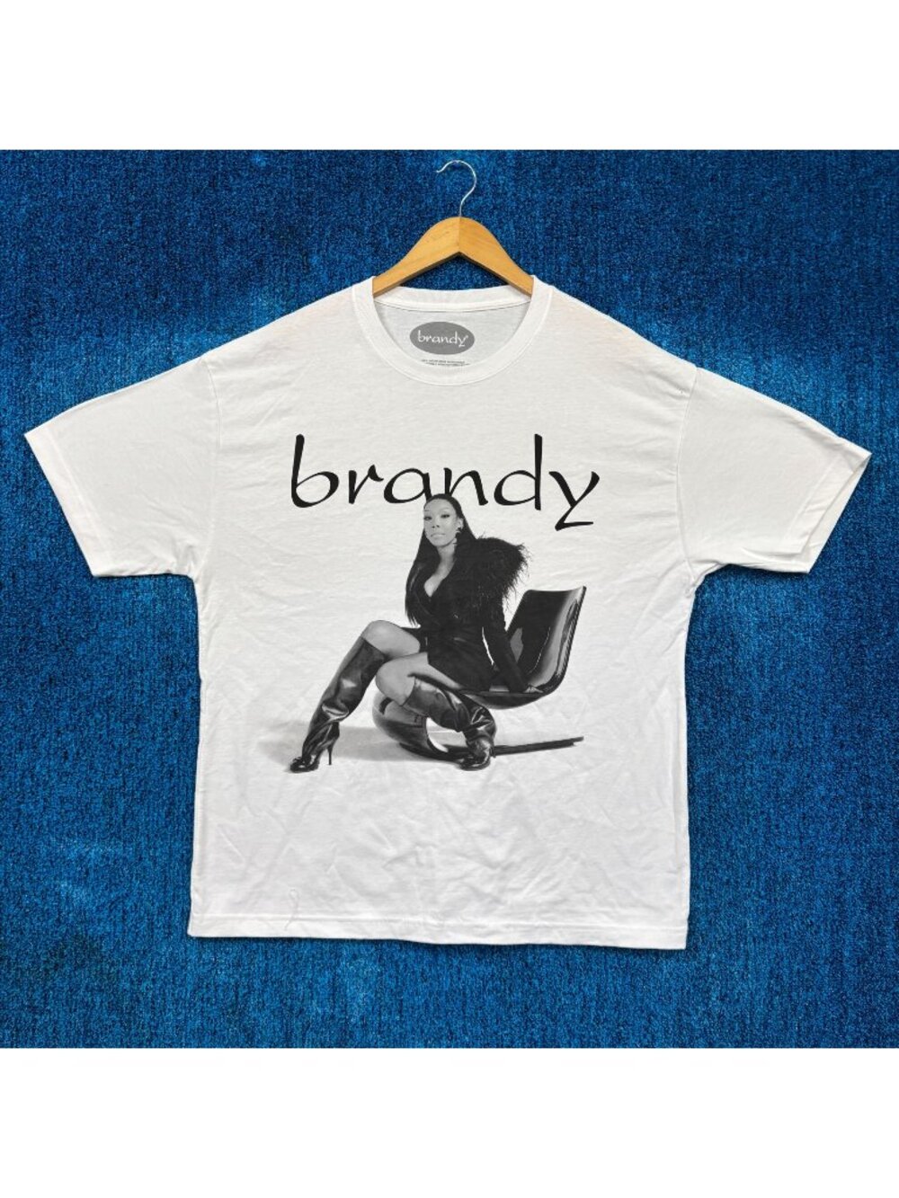 Brandy "The Boy Is Mine" Graphic Tour T-Shirt Size Large